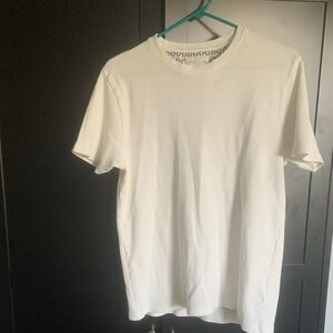 Denim & Flower White Men's Dress Shirt